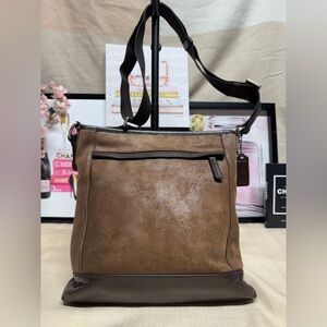 EUC Coach Camden Leather & Suede Crossbody Bag